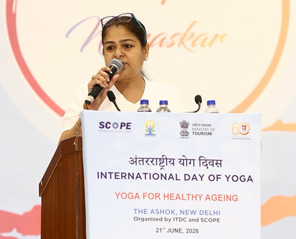 Yoga Day celebrations at The Ashok